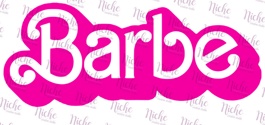 - BAR740 Barbe Doll Font Decal