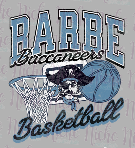 -BAR8460 Barbe Basketball Decal