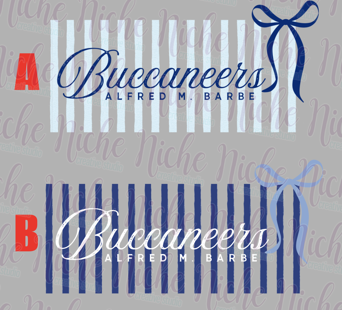 -BAR8487 Barbe Stripes Decal