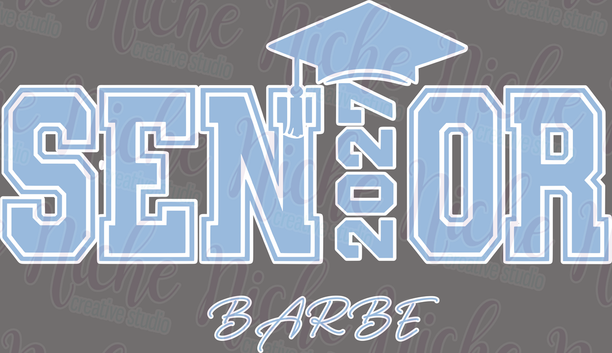 -BAR8492 Senior 2027 Barbe Decal