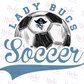 -BAR937 Lady Bucs Soccer Decal