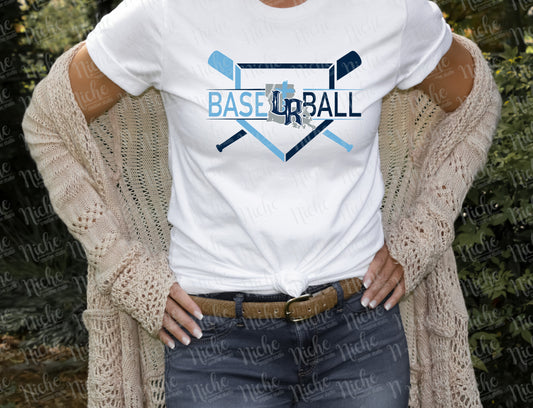 -BAS1662 La Reign Baseball Bats Decal