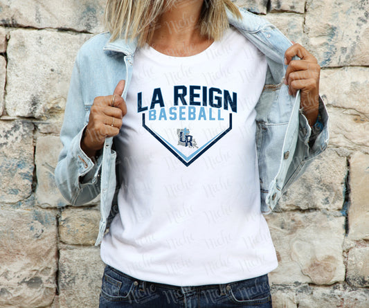 -BAS1663 La Reign Baseball Home Plate Decal