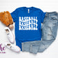 -BAS1703 Baseball Repeat Groovy Decal