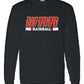 -BAS2597 War Baseball Decal