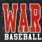 -BAS2598 War Baseball Decal