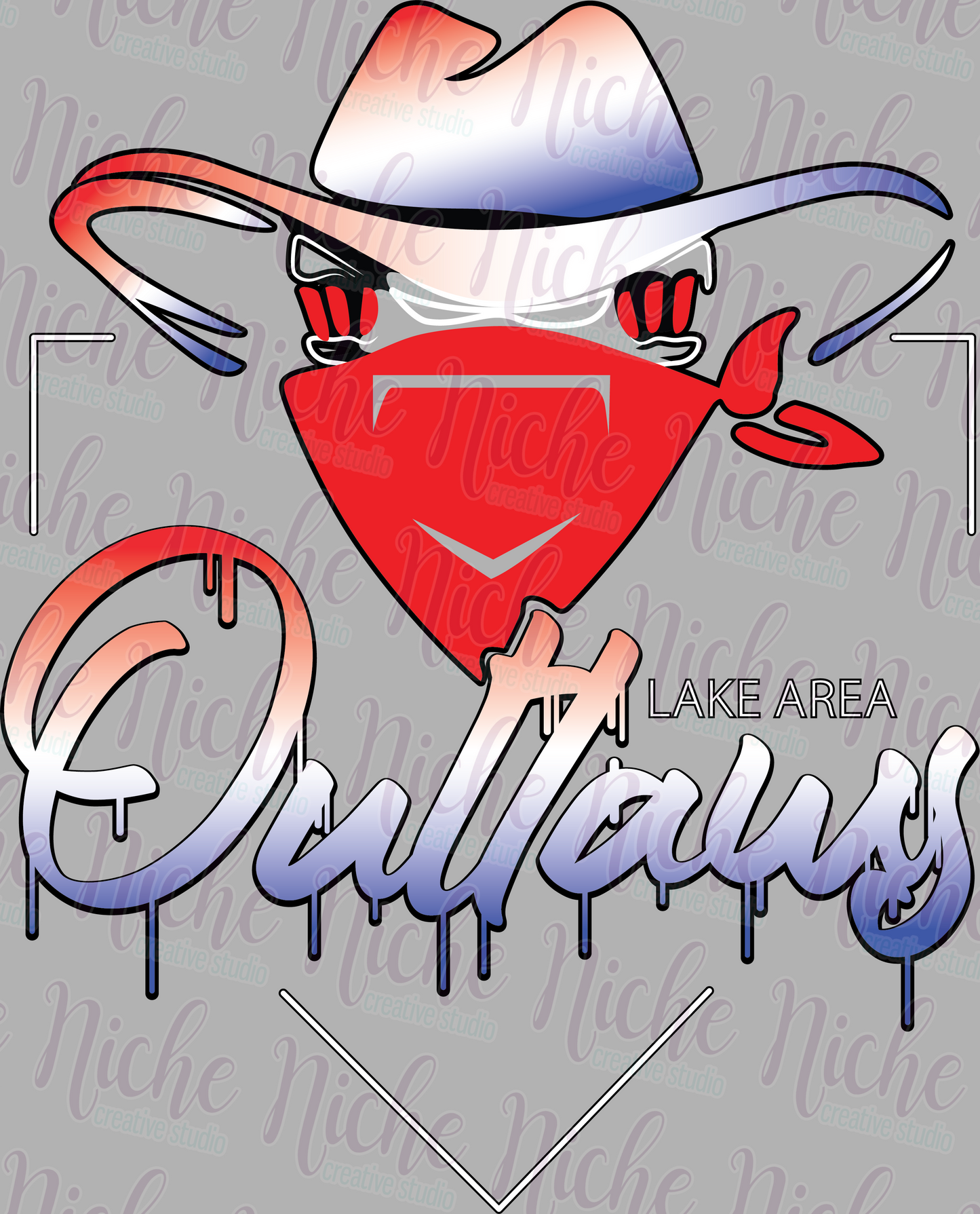 - BAS2599 Outlaws Baseball Decal