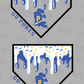 -BAS3050 Pokes Baseball Drip Decal