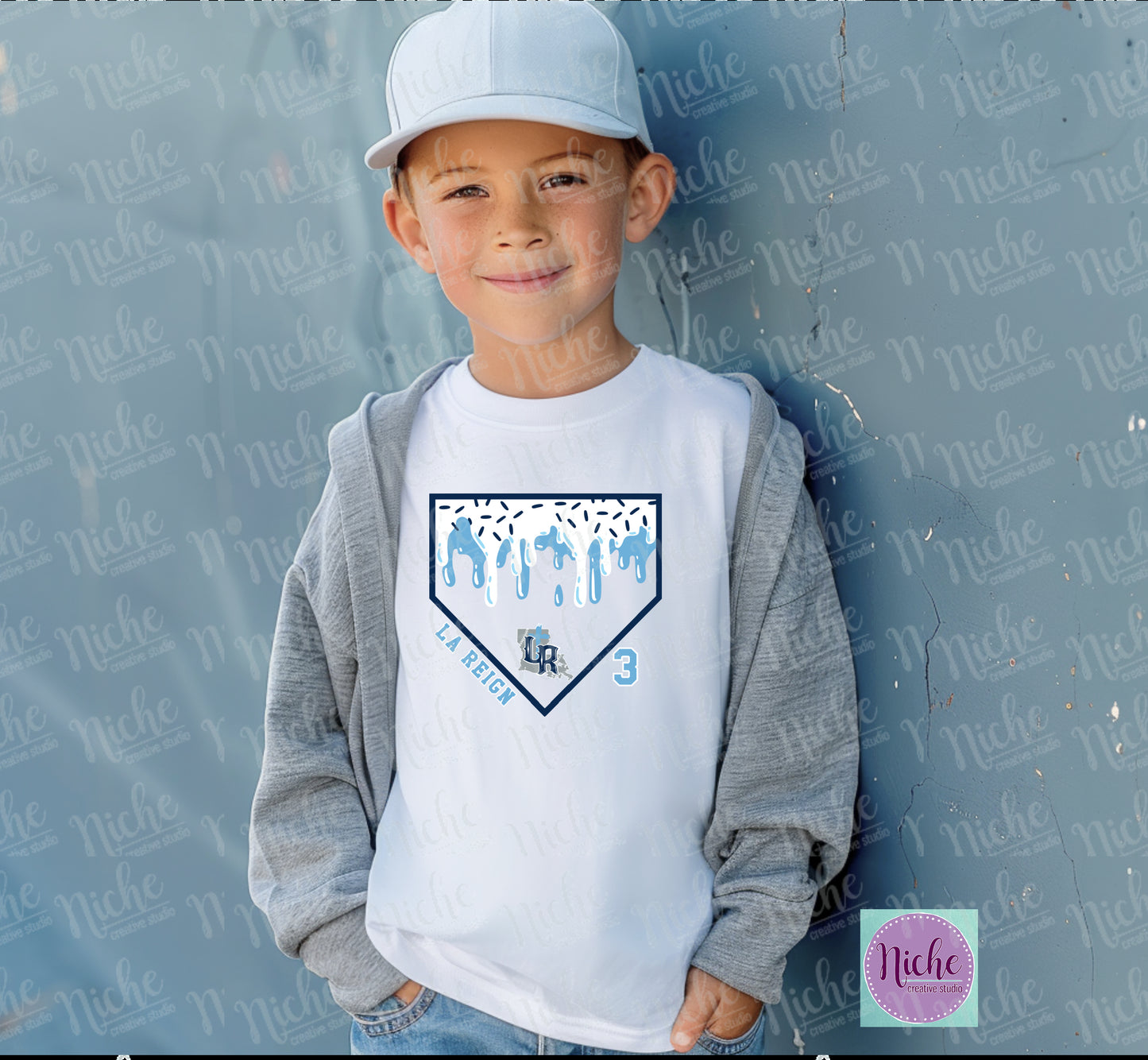 -BAS3054 LA REIGN Drip Decal