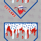 -BAS3096 Outlaws Baseball Drip Decal