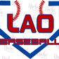 -BAS3171 LAO Outlaws Baseball Decal