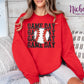 -BAS6006 Baseball Repeat Faux Sequin Decal