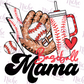 -BAS6013 Baseball Mom Stanley Decal