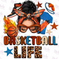 -BAS669 Basketball Life Decal