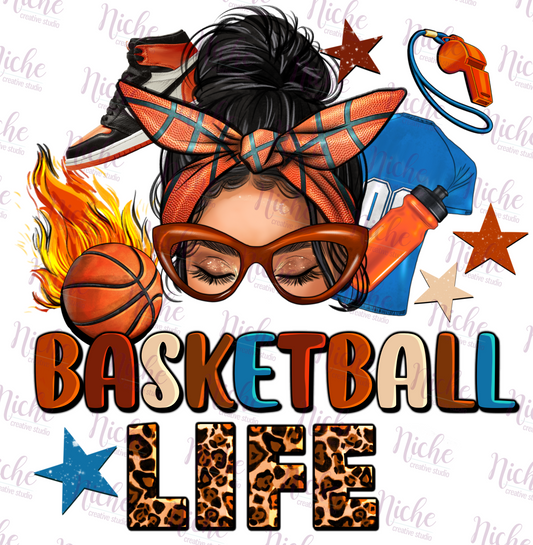 -BAS669 Basketball Life Decal