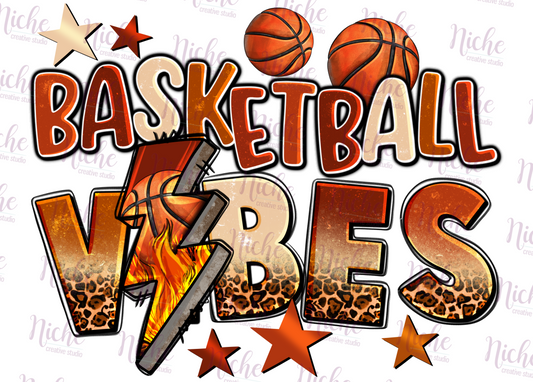 -BAS670 Basketball Vibes Decal