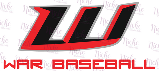 -BAS8104 War Baseball Decal