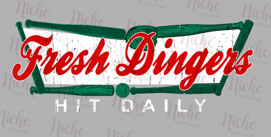 -BAS8137 Don't Bunt Hit Dingers Decal