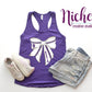 -BAS8200 Customizable Baseball Bow Decal