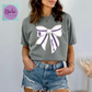 -BAS8200 Customizable Baseball Bow Decal