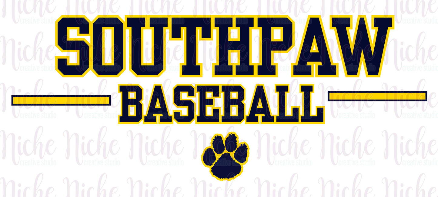 -BAS8402 Southpaw Logo Decal