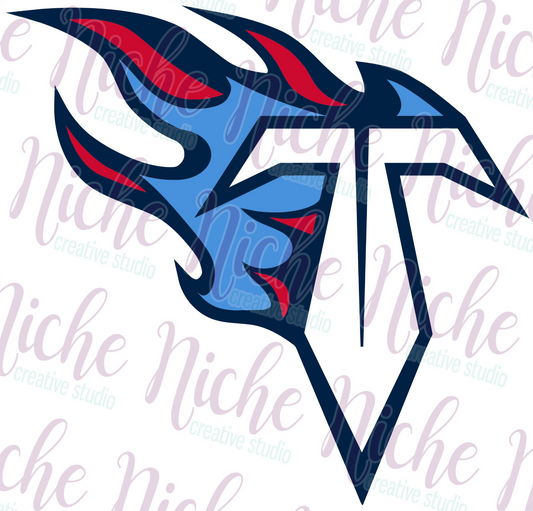 -BAS8416 Titans T Sword Decal