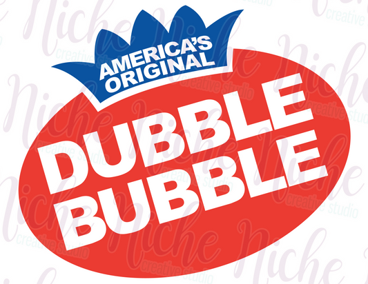 -BAS8610 Dubble Bubble Decal