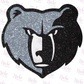 -BEL1060 Bell City Bruins Glitter Decal