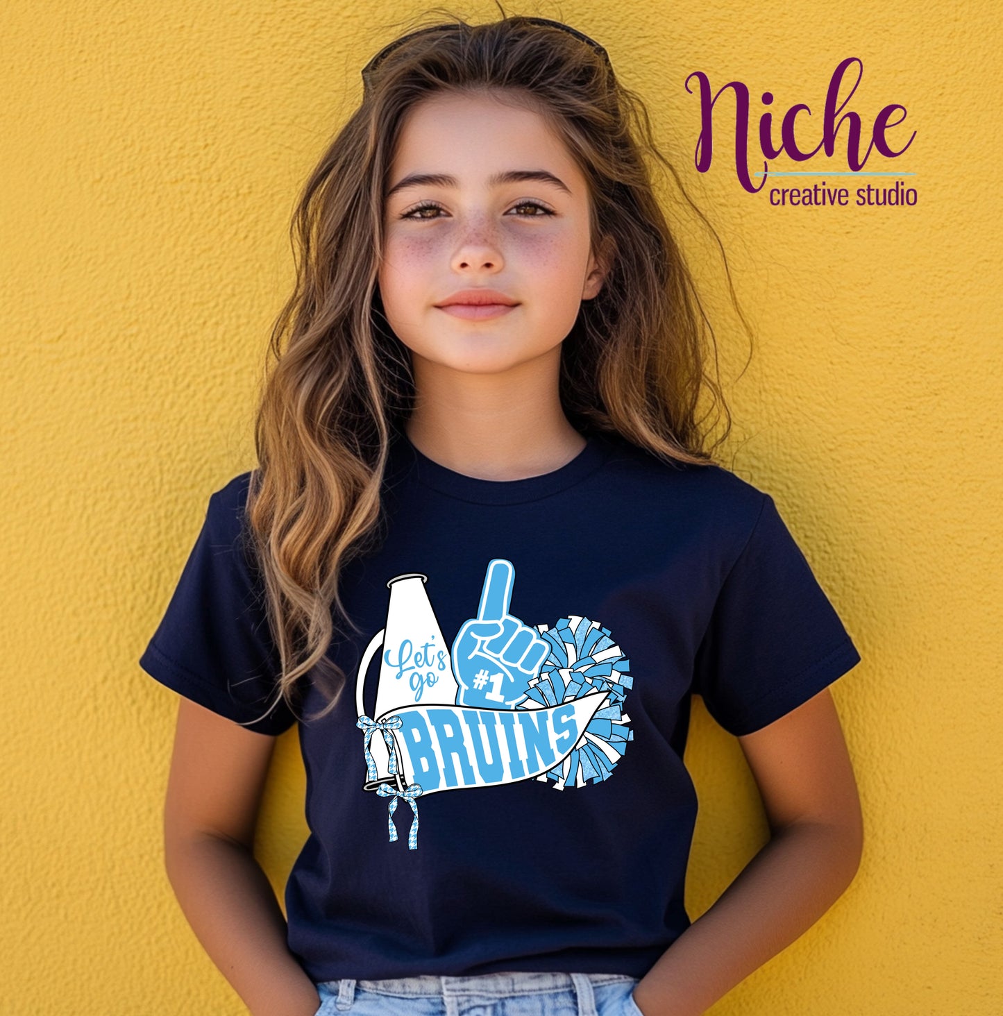 -BEL8249 Bruins Cheer Decal