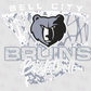 -BEL956 Bruins Basketball Decal