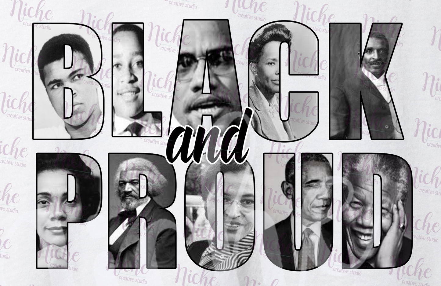 -BHM1475 Black History and Proud Decal