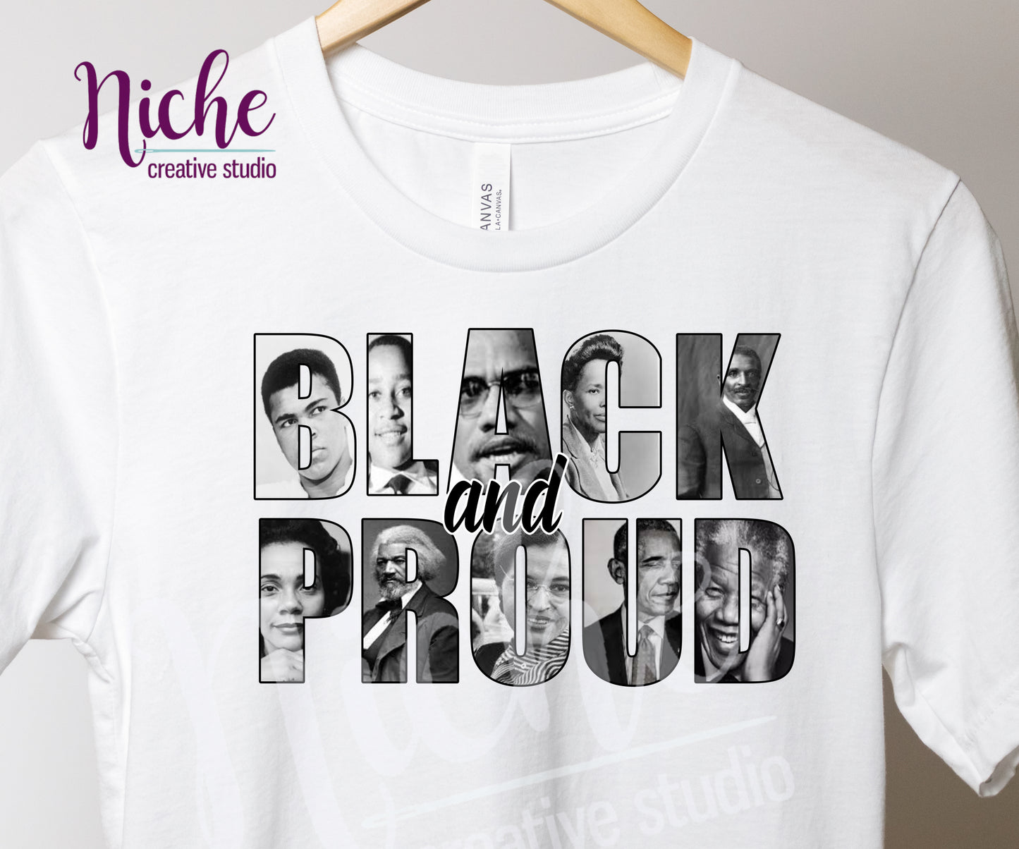 -BHM1475 Black History and Proud Decal