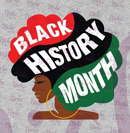 -BHM1478 Black History Month Curly Decal