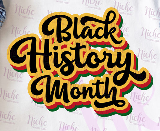 -BHM1479 Black History Month Decal