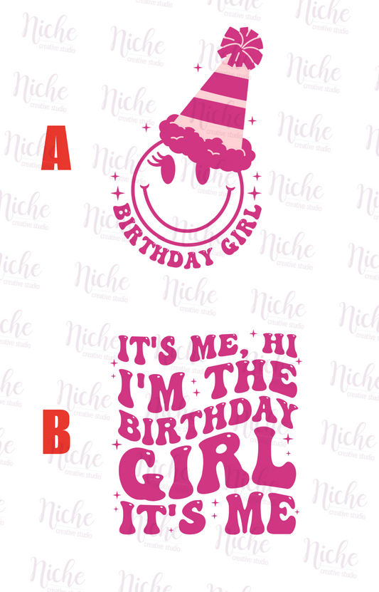 -BIR1515 Birthday Girl Decal