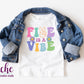 -BIR1541 Five is a Vibe Decal
