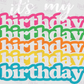 -BIR1655 It's My Birthday Decal