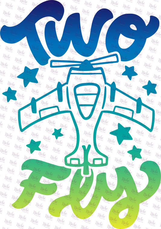 -BIR215 Two Fly Decal