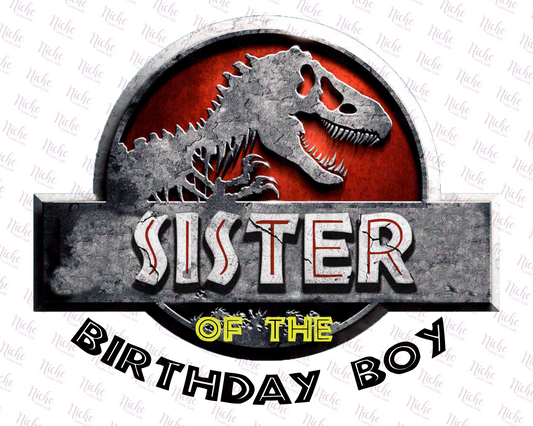 - BIR260 Sister Dinosaur Decal