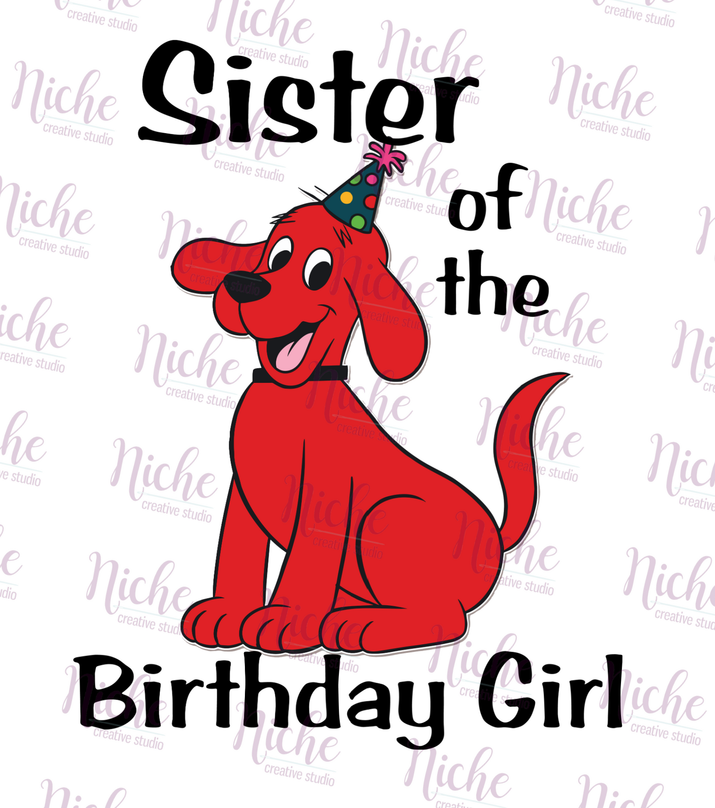 -BIR3178 Clifford Birthday Decal