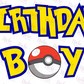 -BIR382 Pokemon Birthday Boy Decal