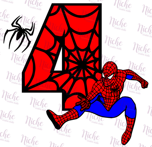 -BIR677 Spiderman 4 Decal