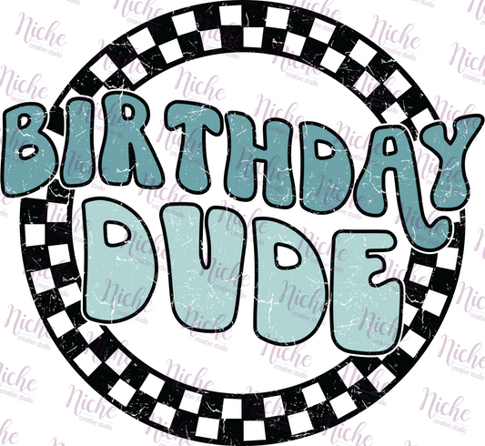 -BIR838 Birthday Dude Decal