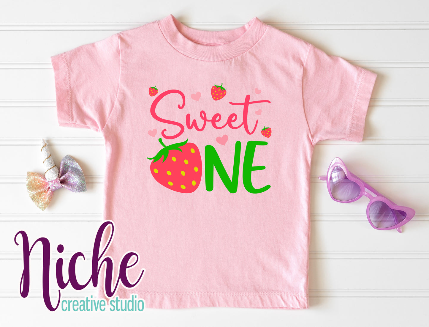 -BIR8428 Sweet One Strawberry Decal