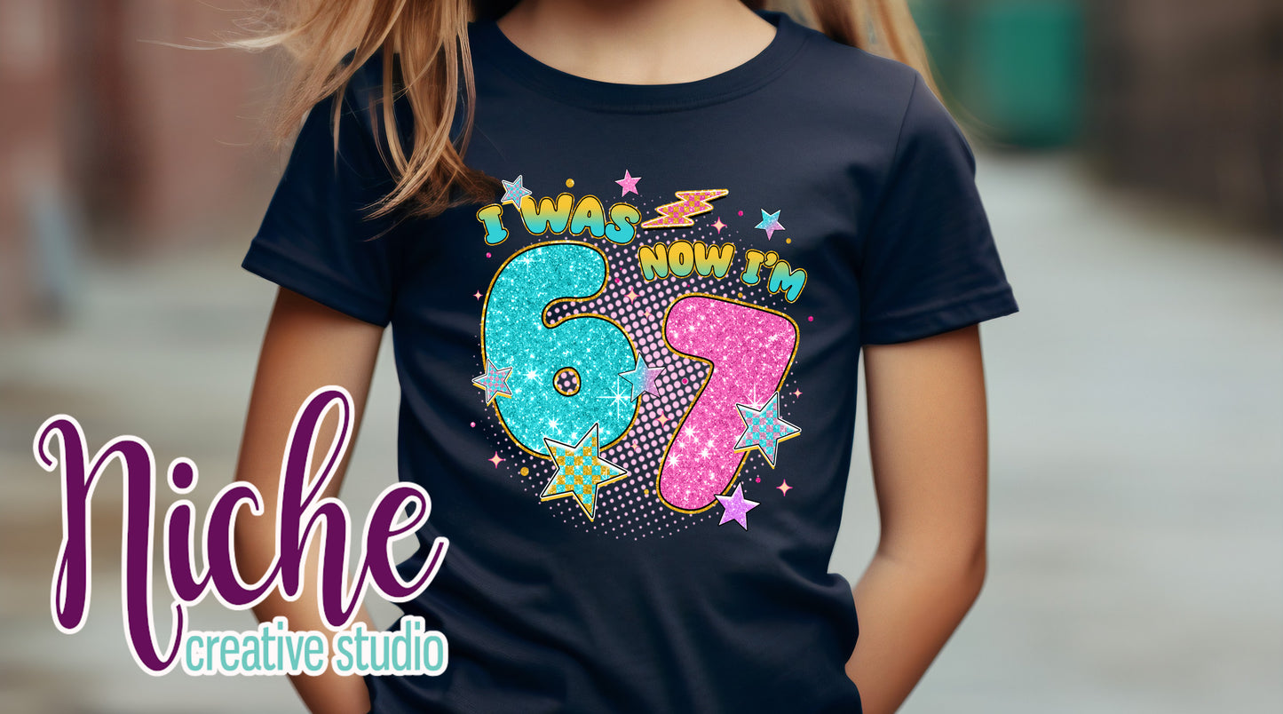 -BIR8604 67 Birthday Decal