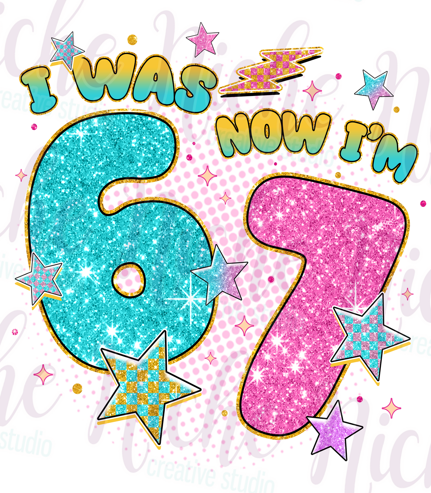 -BIR8604 67 Birthday Decal