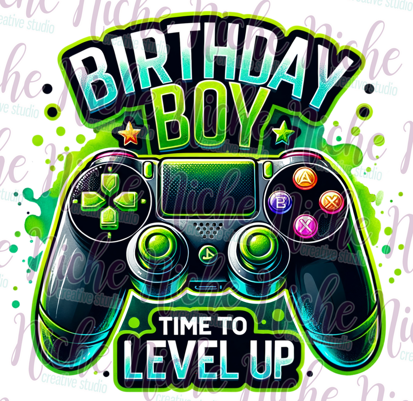 -BIR8605 Birthday Boy Level Up Decal
