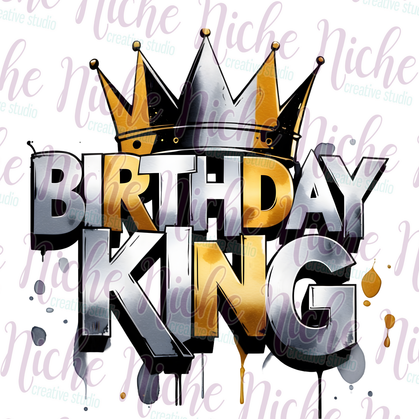-BIR8611 Birthday King Decal