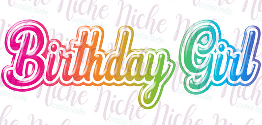 -BIR8613 Birthday Girl Decal