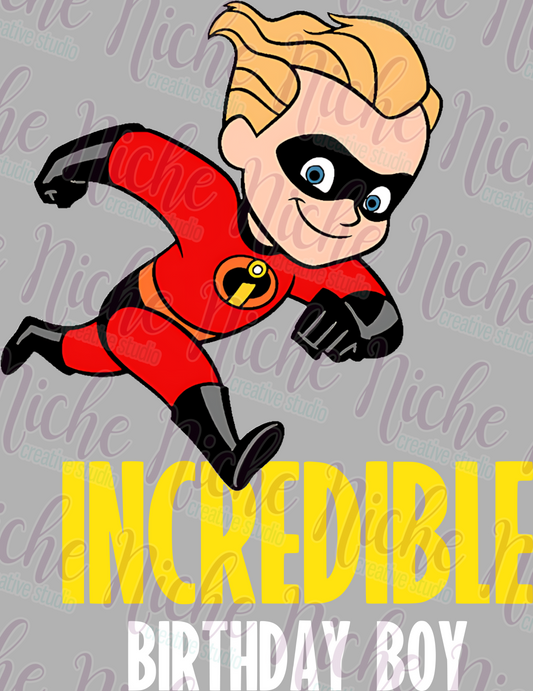 -BIR8614 Incredible Birthday Boy Decal